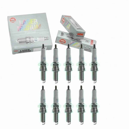 10 pc NGK 7901 Laser Iridium Spark Plugs for 5614 98069-5791U VX22BC VX22BZ Ignition Wire Secondary