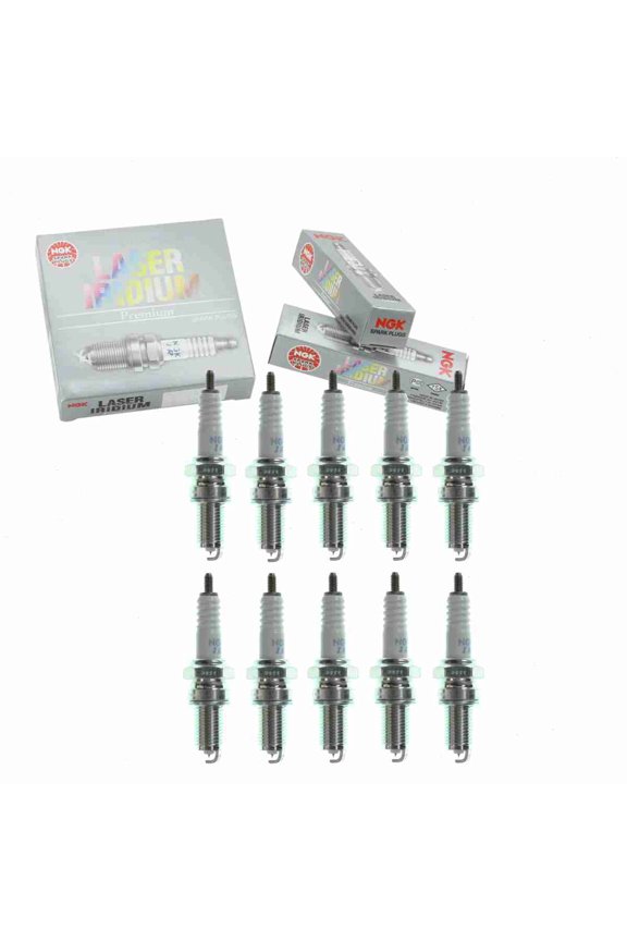 10 pc NGK 7901 Laser Iridium Spark Plugs for 5614 98069-5791U VX22BC VX22BZ Ignition Wire Secondary