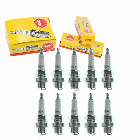 10 pc NGK 7909 Standard Spark Plugs for 2695 2772 372 5004 506 B2 B2W BT2 C81 D6 K-8 K3G K5G K7 K8G M24S M4A1 S81F S82F TC81 TC82 Ignition Wire Secondary