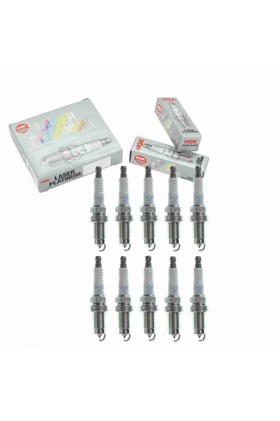 10 pc NGK 7968 Laser Platinum Spark Plugs for 101 000 062 AB 4503 4701 AGPS44F AGPS44F11 AGPS44F11J F7HPP222 F7HPPRX FR7HPP22 FR7HPP222 FR7HPP33 IK16TT K5RTSPP PK16TT YM21 12405 AA Ignition Wire