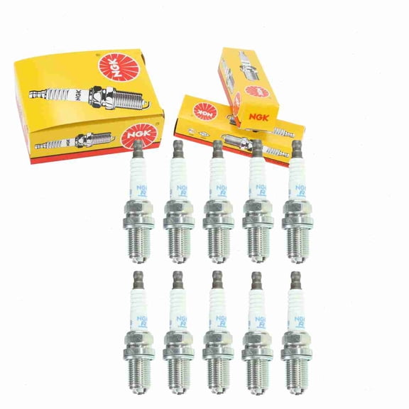 10 pc NGK 7969 Standard Spark Plugs for 101 000 035 HJ 1765308 3922 FGR8KQE0 FR7DE2 RC9TMC Ignition Wire Secondary Fits select: 2002-2008 MINI COOPER, 2001-2006 BMW 325