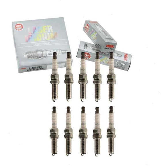 10 pc NGK 90992 Laser Iridium Spark Plugs for Ignition Wire Secondary