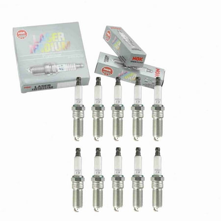 10 pc NGK 97177 Laser Iridium Spark Plugs for 4719 9016 9697 9731 BL3E 12405 CA BL3E-12405-CA BL3E-12405-DA BL3E-12405-DB BL3E12405CA CYFS12Y3 CYFS12YT3 CYFS12YT4 ITV20TT SP512A SP528 SP534 SP580