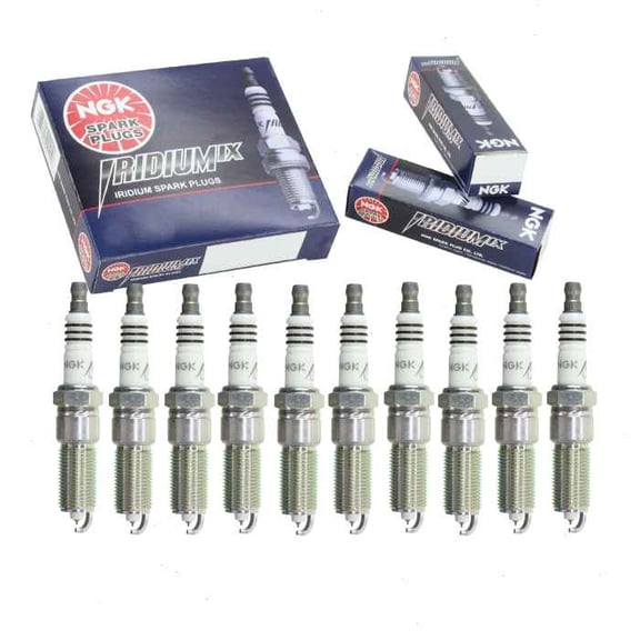 10 pc NGK Iridium IX Spark Plugs compatible with SRT Viper 8.4L V10 2013-2014