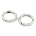thumbnail image 1 of 10 pc Non-Tarnish 316 Stainless Steel Spring Gate Rings Rings Stainless Steel color 28x3.8mm, 1 of 3