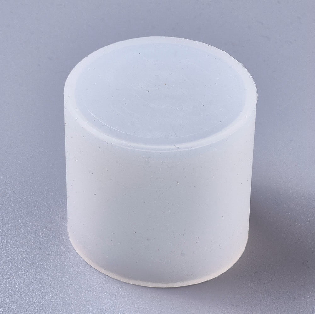 10 pc Silicone Molds Resin Casting Molds For UV Resin Epoxy Resin Jewelry Making Column White Inner Diameter: 50mm 56x52mm