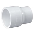 thumbnail image 1 of 10 pc, Zoro Select PVC Coupling, Socket x Socket, 1 in x 3/4 in Pipe Size, 1 of 1