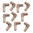 3pcs Brass Barb Fitting Male Elbow 90 Degree 1/8" NPT* 5/16