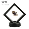 thumbnail image 1 of 10 pcs 3D Floating Display Case,Film Box,Jewelry Case,Transparent Elastic Suspension Packaging Jewelry Display Box(9*9cm), 1 of 8