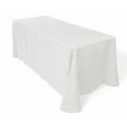 thumbnail image 1 of 10 pcs 60" x 126" White Rectangle Polyester Tablecloth Bulk for Weddings Party, 1 of 2