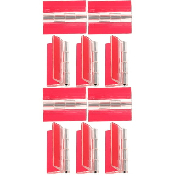 10 pcs Adhesive Hinges Small Acrylic Hinges Self Adhesive Aquarium Lid Hinges