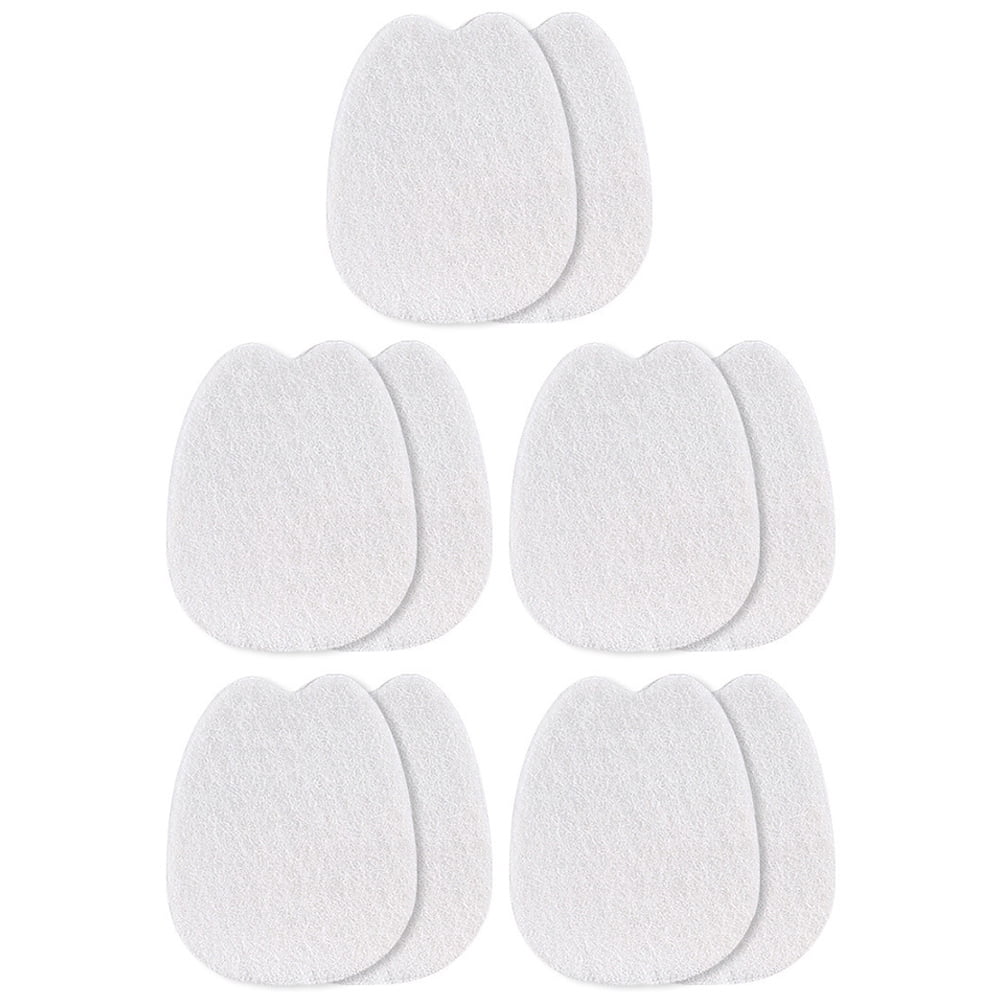 10 pcs Ball of Foot Pad Felt Metatarsal Foot Cushion Forefoot Cushion