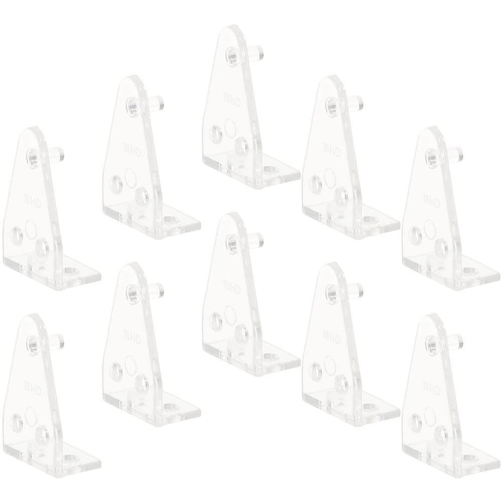 10 pcs Blinds Hold Down Brackets Blind Bottom Rail Hold Clips Blinds Bottom Clear Brackets