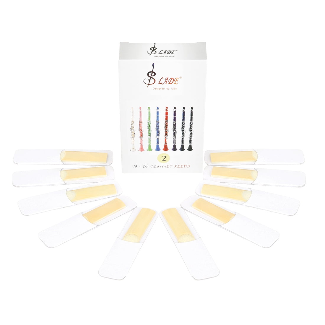 10 pcs Clarinet Reeds Replacement Clarinet Player Reeds Performance Clarinet Reeds