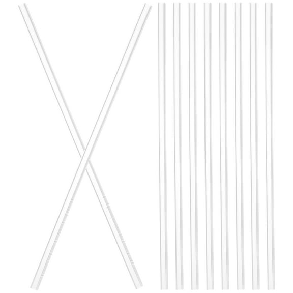 10 Pack Clear Reusable Silicone Straws, Flexible Drinking Straws for , Cold Drinks, and -Free