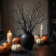 thumbnail image 1 of 10 pcs Halloween Artificial Black Bare Branches, Realistic Fake Dry Twigs Stalks for Vase Fillers, Spooky Black Decorative Branches for Home Table Mantel Spooky House Halloween Party Scene Decoration, 1 of 7