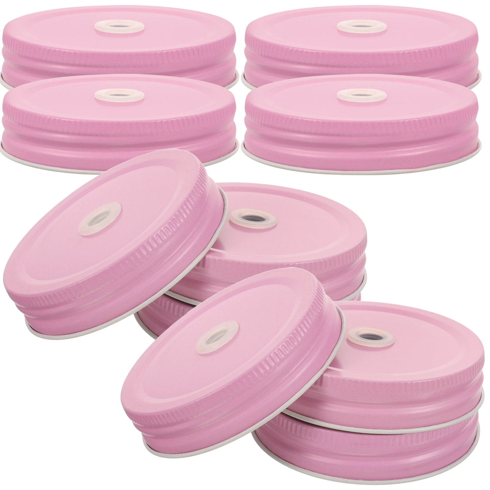 10 pcs Mason Jar Lids Mason Canning Jar Sealing Lids Metal Round Lids