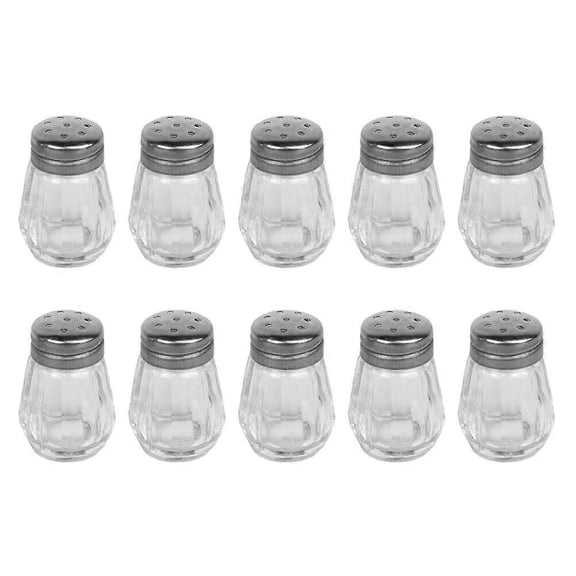 10 pcs Mini Salt Shakers Spice Bottles Pepper Bottles BBQ Spice Containers