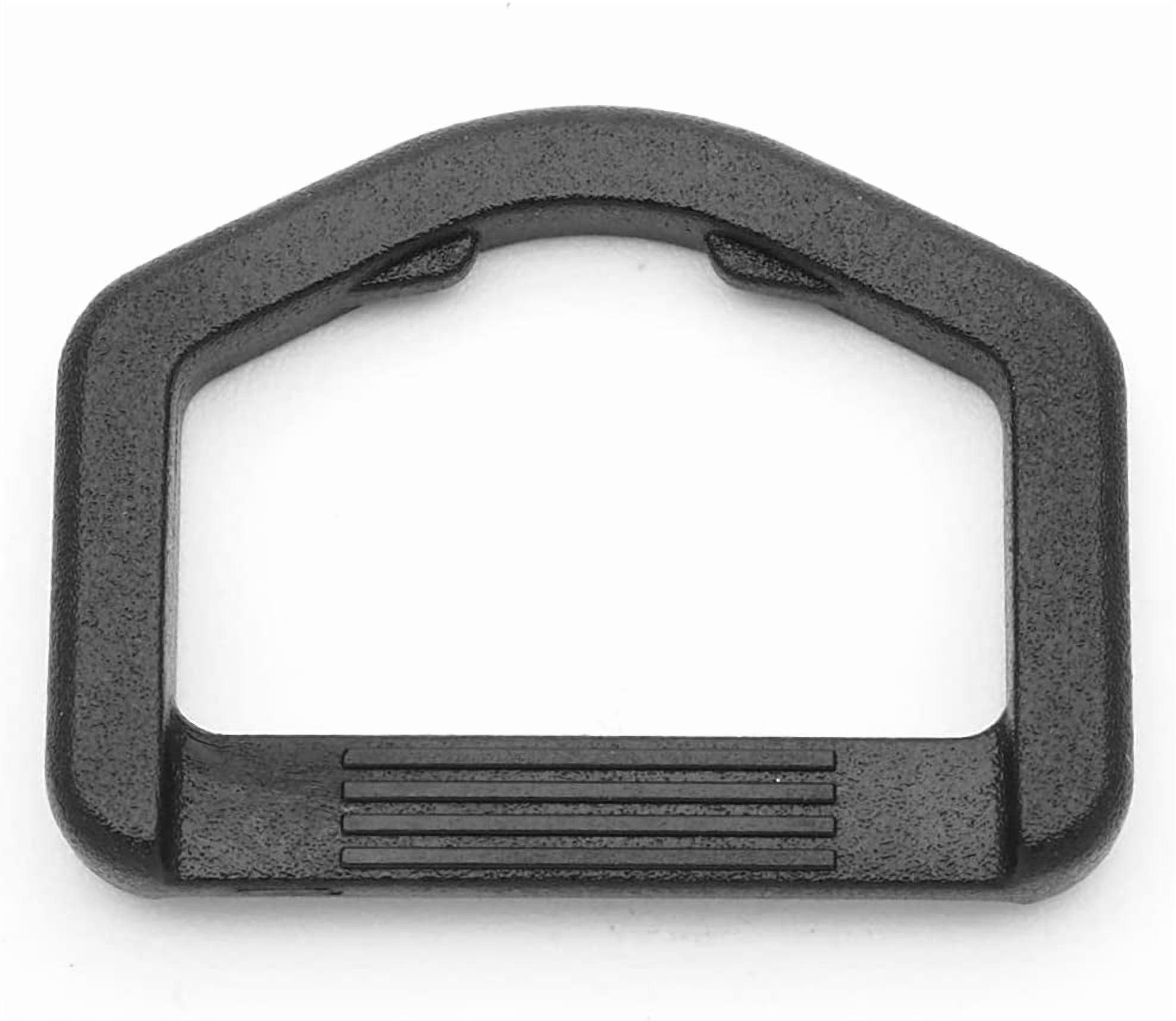 10 pcs Plastic Flat D-Ring Quality Black D Rings Loop for Belts Bags ...