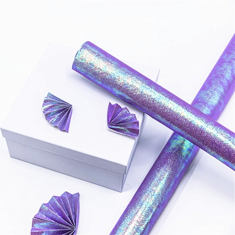 10 pcs Purple Wrapping Paper Roll, Purple Gift Wrap for Nightmare Before Christmas, Xmas Party, Halloween, Birthday, Valentines, Mothers Day, Holiday