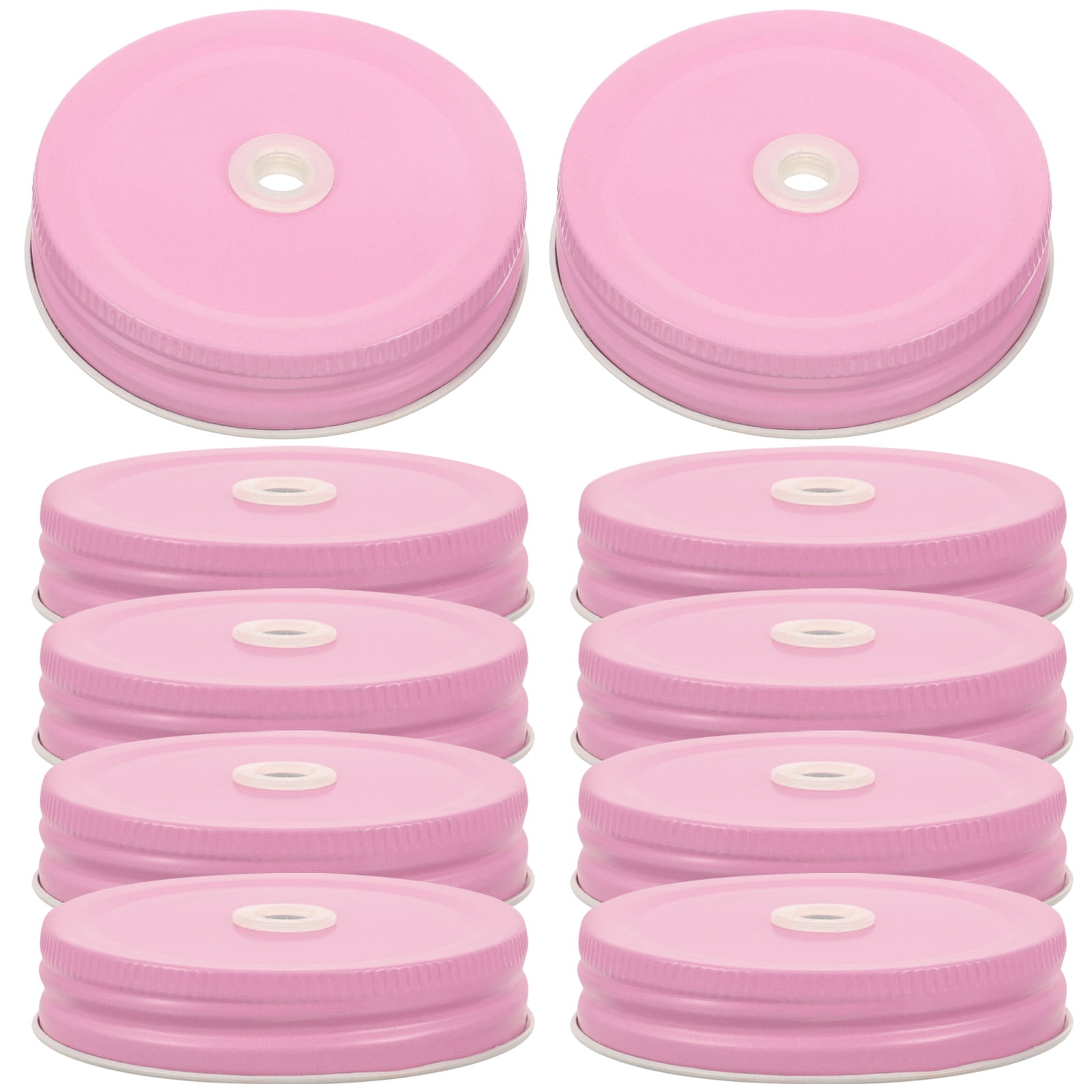10 pcs Round Lids Replacement Tinplate Lids Mason Jar Sealing Lids with