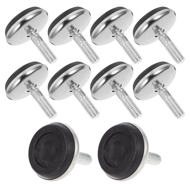 10 pcs Screw on Furniture Leveling Feet Adjustable Furniture Levelers