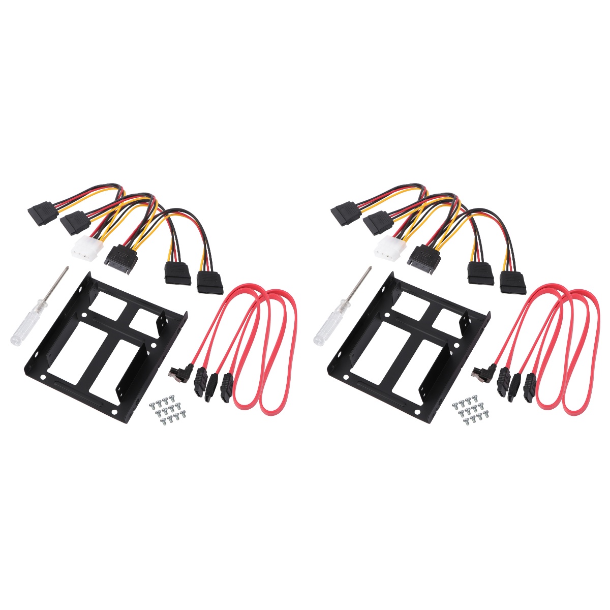 10 pcs Serial Advanced Technology Attachment Hard Disk Cable with Black