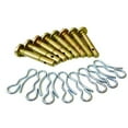 thumbnail image 1 of 10 pcs Shear Pins + 10 pcs Cotters Pins for 738-04124A Cub Cadet MTD Troy Bilt 714-04040 738-04124 Snowblowers Replacement .25" x 1.5", 1 of 2