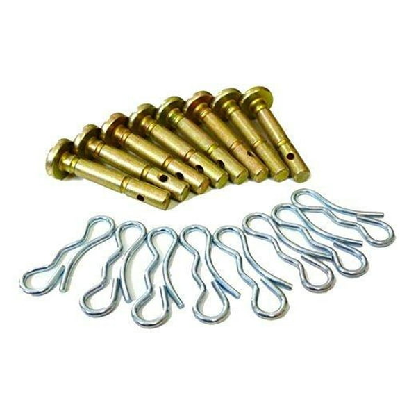 10 pcs Shear Pins + 10 pcs Cotters Pins for 738-04124A Cub Cadet MTD Troy Bilt 714-04040 738-04124 Snowblowers Replacement .25" x 1.5"