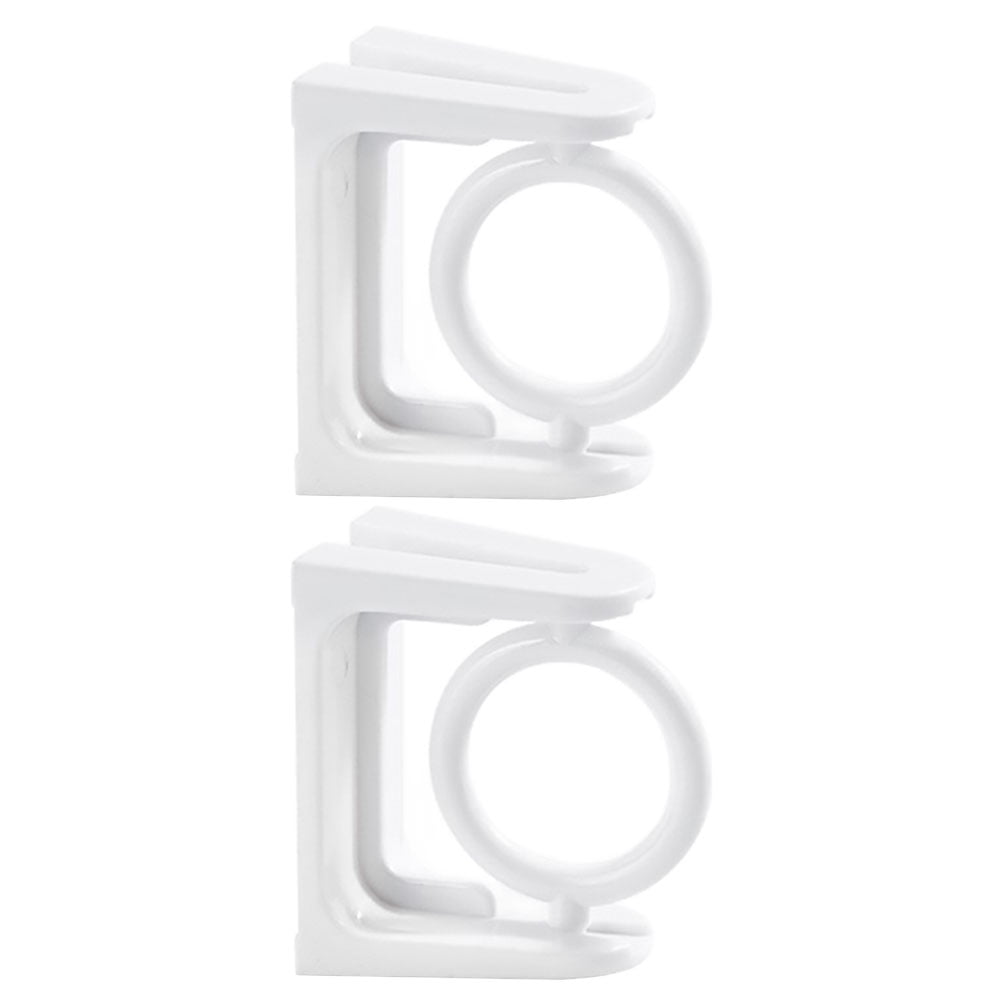 10 pcs Shower Curtain Rod Mount Holders Adhesive Shower Rod Tension