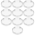 thumbnail image 1 of 10 pcs Small round transparent plastic coin capsules box 26mm, 1 of 4