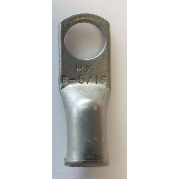 10 pcs Tinned Copper Battery Welding Cable Lug Connector Terminal for 6 awg 5/16 Hole
