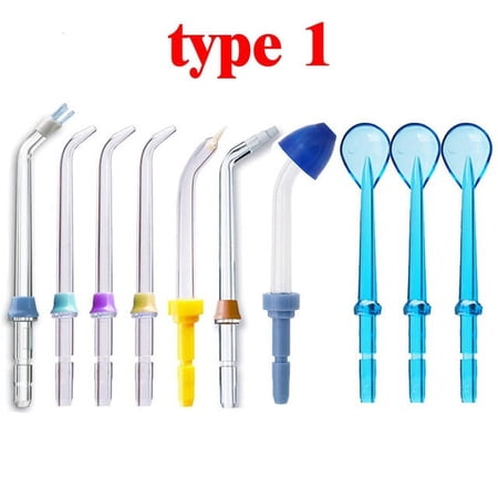 10 pcs Waterpulse Waterpik Nicefeel Flycat Jet Tips Replacement Nozzles Dental Water Flosser Oral Irrigator Hygiene Accessories