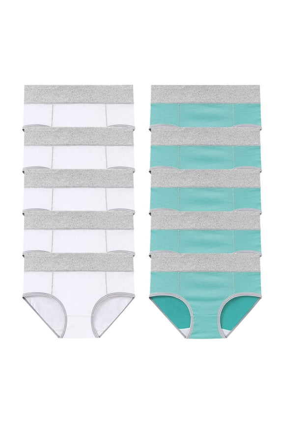 10 pcs Women Teen Girl Leakproof Reusable Panties Period Panties High Waisted Menstrual Leakproof Panties Multi Pack
