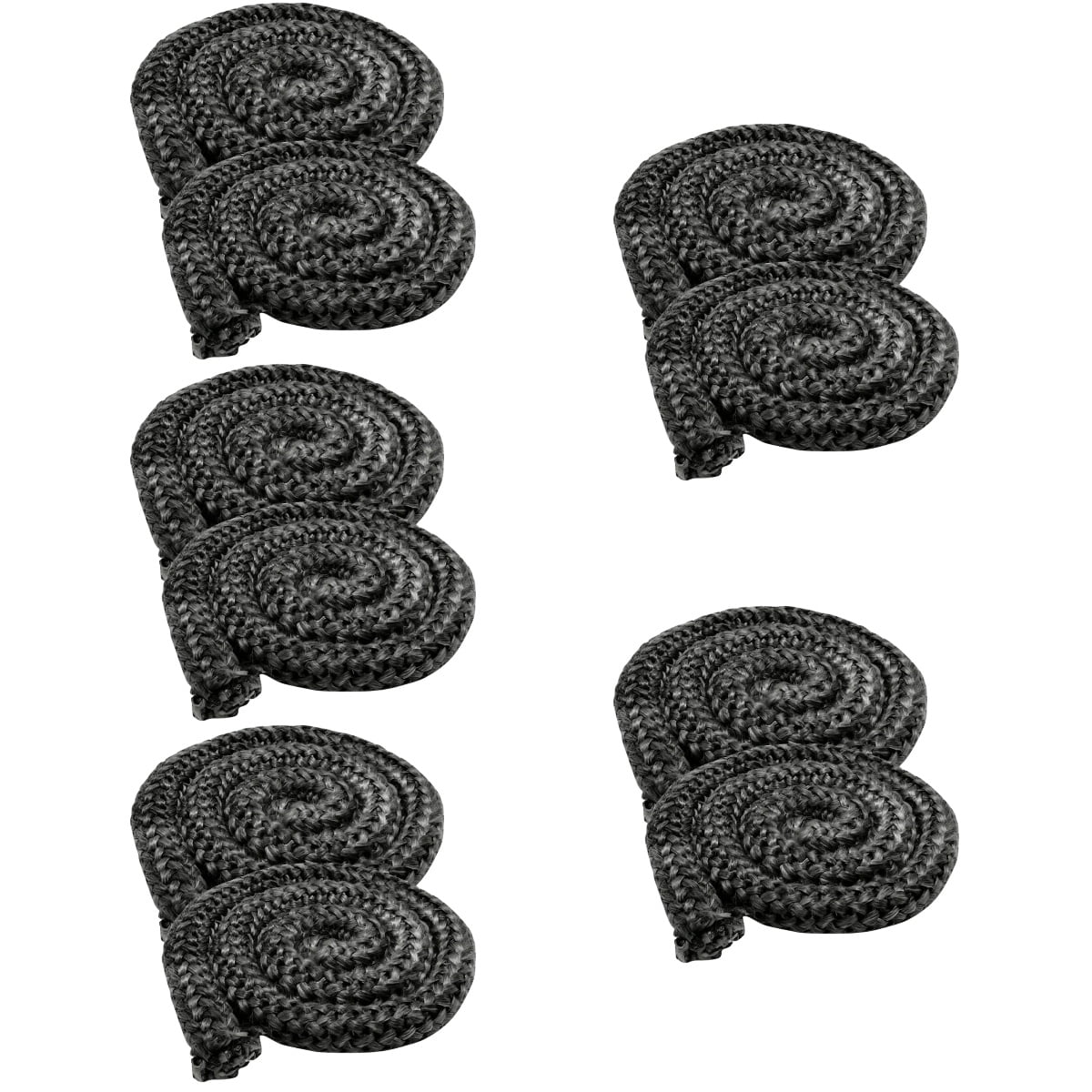 10 pcs Wood Burning Stove Door Seal Fire Resistance Rope Door Rope