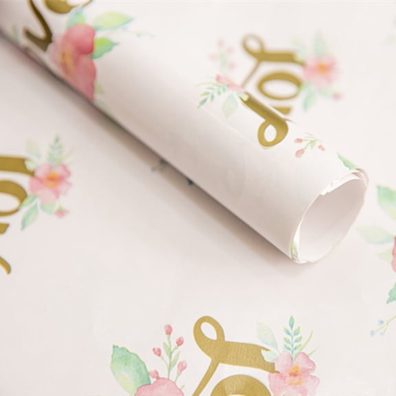 10 pcs Wrapping Paper Roll - 50*70CM Per Roll - Birthday Wrapping Paper for Wedding, Christmas, Party, Baby Shower