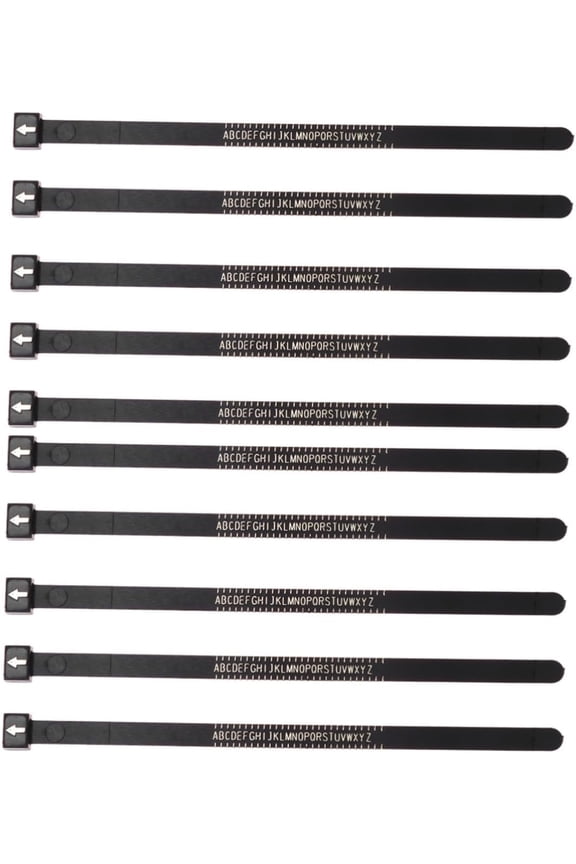 10 pcs ring tool ring size guide jewerly ring gauge jewelry adjustable men and women Measuring ruler