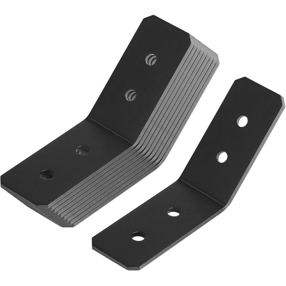 10-piece set internal flat 45-degree angle brackets, suitable for 22 nominal wooden posts, gazebo wood connectors, 1-1/2-inch width 11 gauge