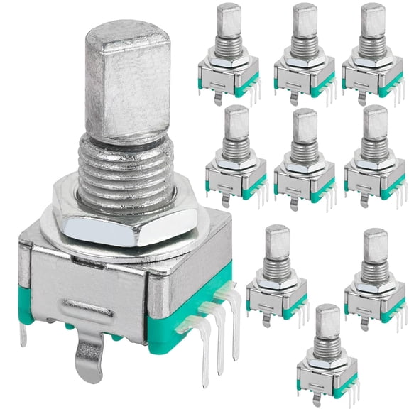 10 pieces 11 rotary encoder dodecagon switch audio digital potentiometer with switch -15