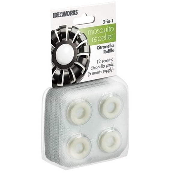 10 pieces,IdeaWorks JB7945 Citronella Mosquito Repellent Refills - 12 Pack