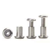 10 pieces Nickel -Plated Flat -Headed Cross -Lock Screws M6x70mm.