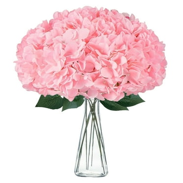 10 pieces of artificial hydrangea, silk fake hydrangea wedding bouquet decorative flowers