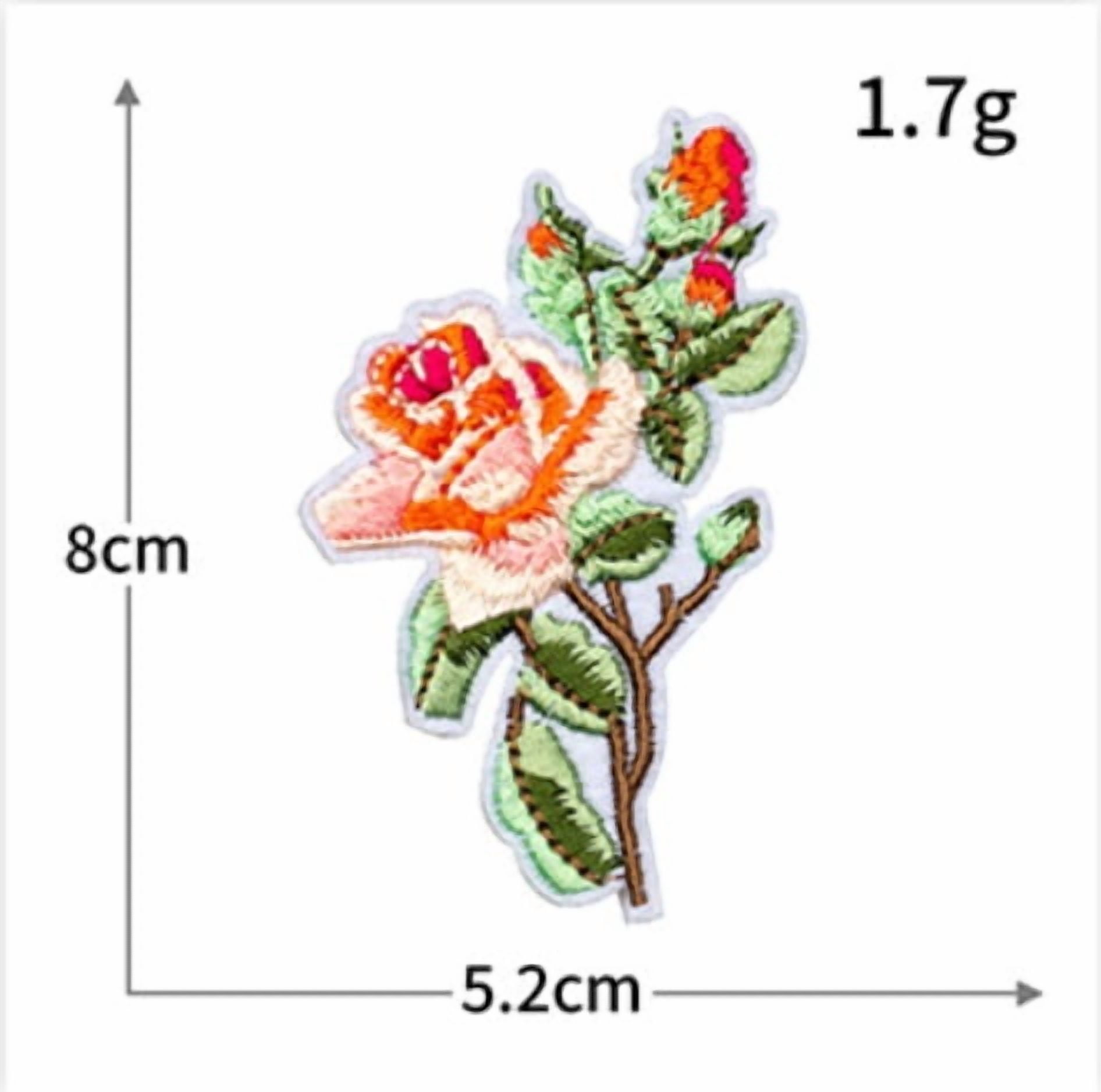 10 pieces of flower cartoon sun flowers sunflower computer embroidery embroidery cloth stickers clothing labels diy clothes patch stickers