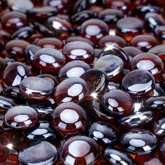 10-pound Fire Glbeads - 1/2 Inch Luster Drops For Fireplace Pit | Gas Log Sets Landscaping Fish Tank