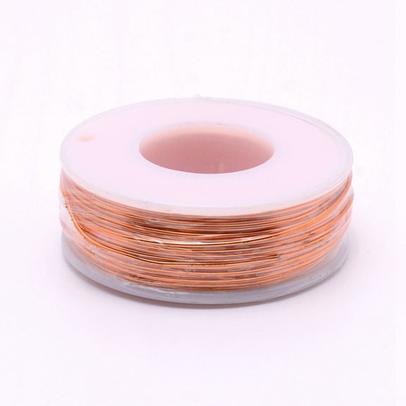 10 roll Round Aluminum Wire with Spool Light Salmon 20 Gauge 0.8mm 36m/roll