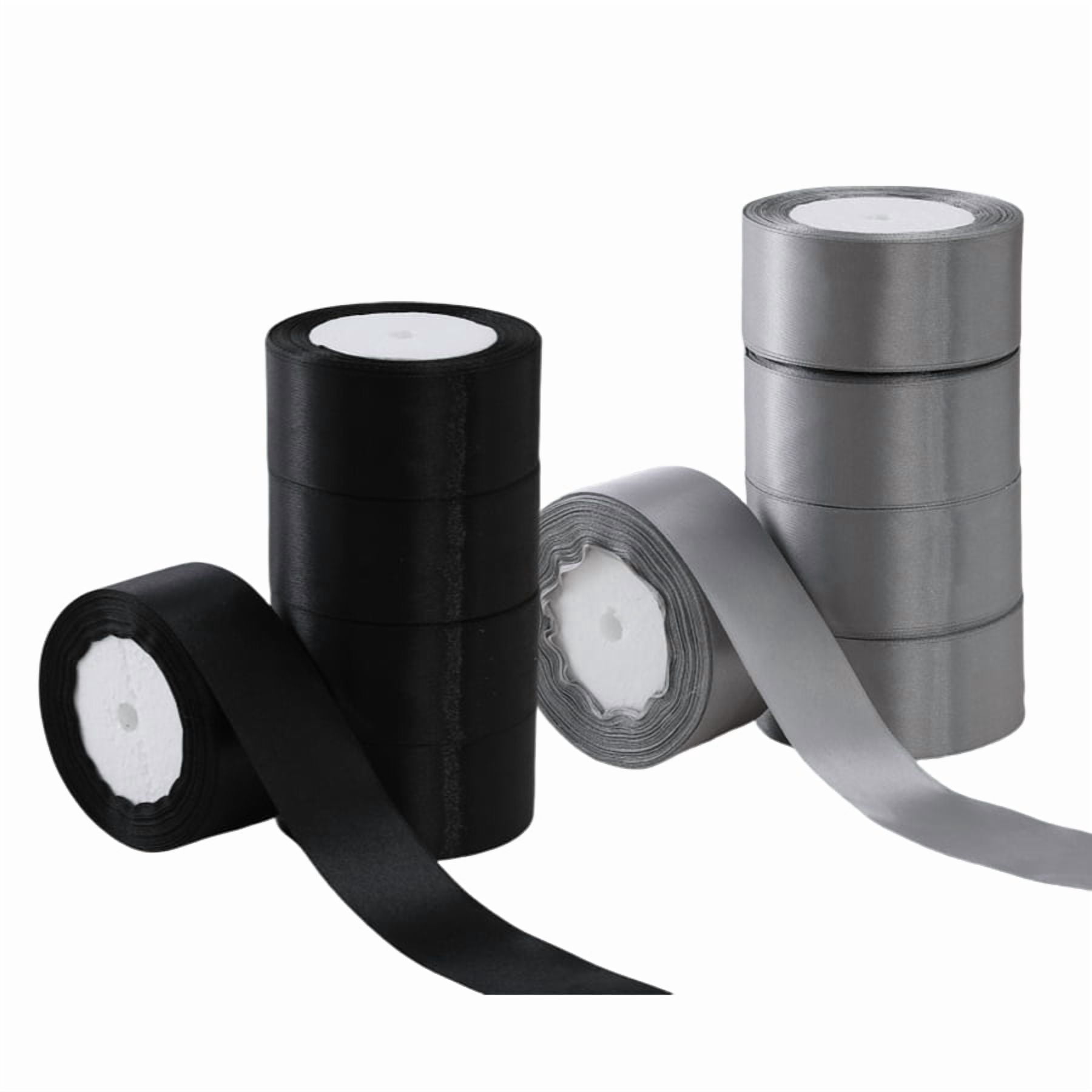 10 rolls of 4cm wide decorative ribbons for gift wrapping, parties, holiday, total 225m