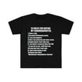 thumbnail image 1 of 10 rules for dating my granddaughter Unisex T-shirt S-3XL Protective, 1 of 2