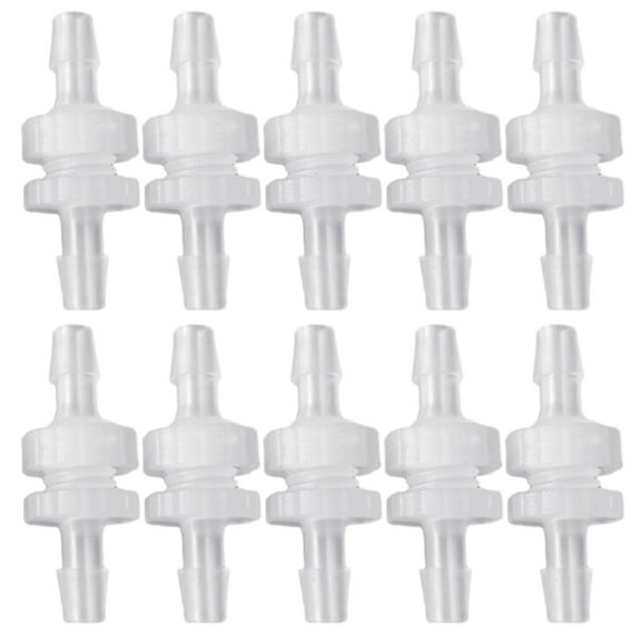 10 sets 3/16 Thru-Bulk Bulkhead Plastic Hose Barb Fittings Plastic Hose Barb Fittings 3/16" Pipe Connector Fittings
