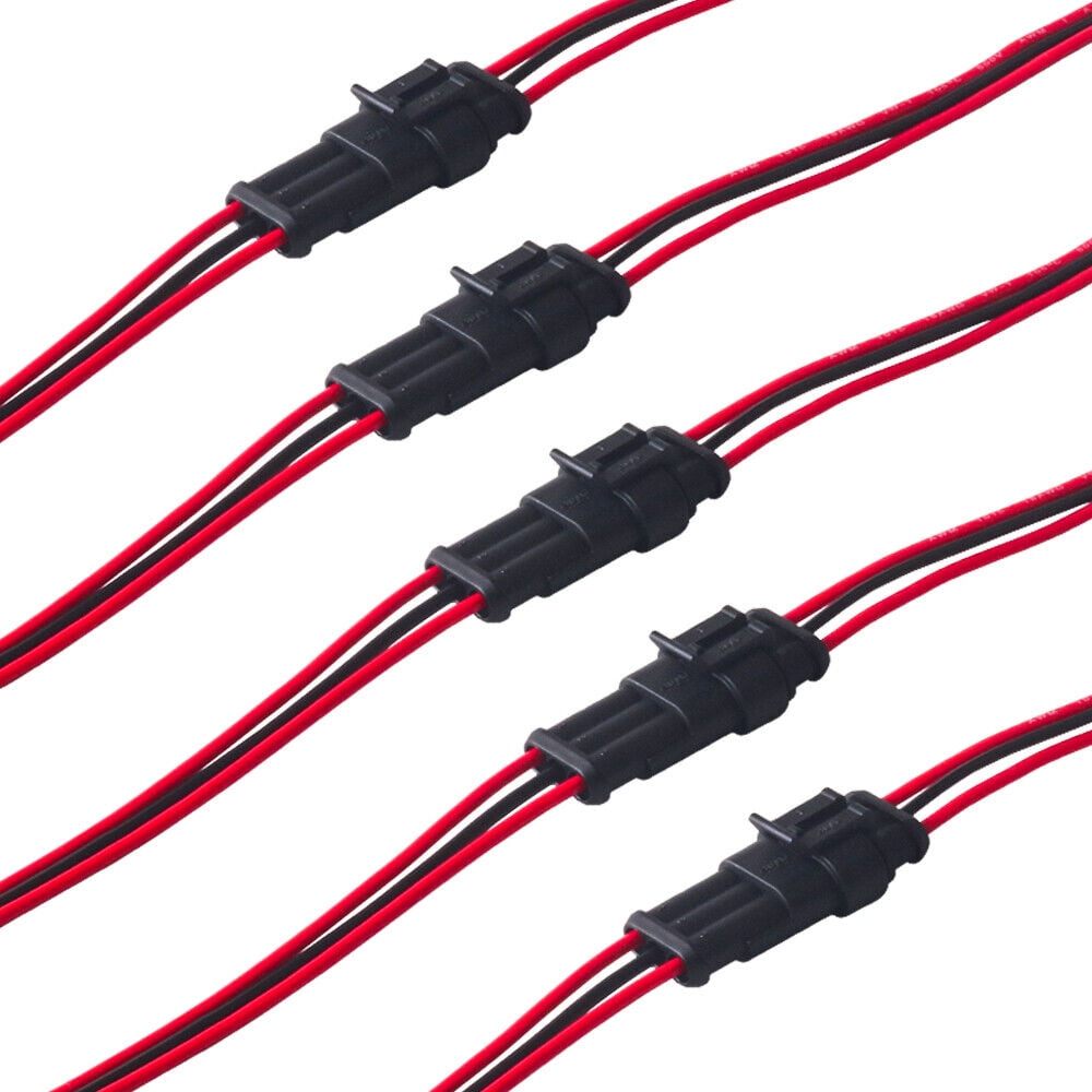 10 sets 3 Way Car Waterproof Electrical Connector Plug Wire AWG Marine 3 Pin
