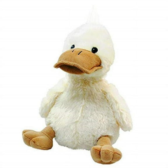 10" sitting creamy duck stuffed animal by wishpets plush toys